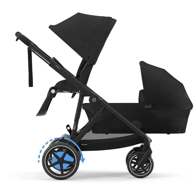 CYBEX eGazelle S Set Geschwister moon black black