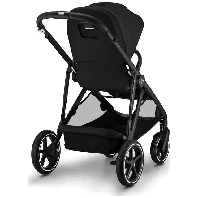 CYBEX Gazelle S Zwillingskinderwagen Bundle-Set 4in1 Moon Black