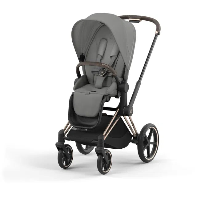 Cybex Priam Rosegold Travel Bundle-Set 4in1 inkl Cloud T Plus Mirage Grey