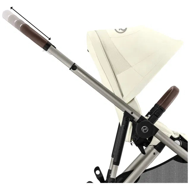 CYBEX Gazelle S Zwillingskinderwagen Bundle-Set 4in1 Seashell Beige