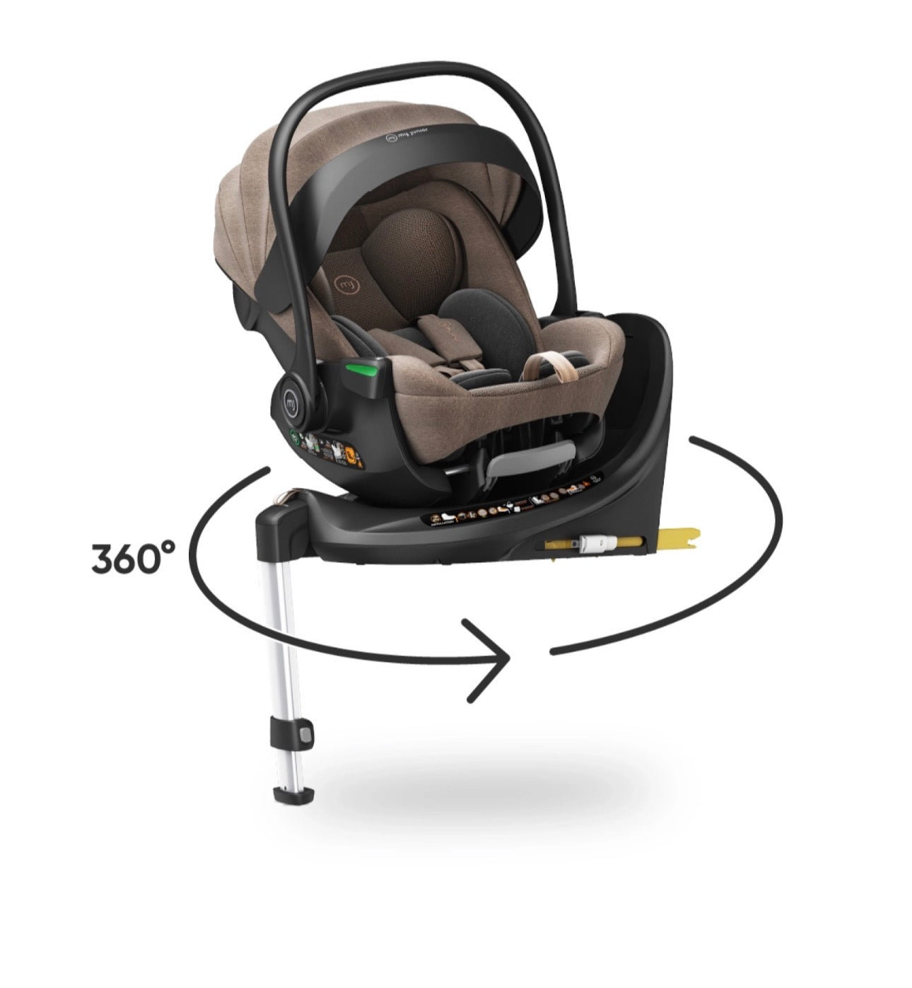 My Junior Mavi 4in1 Bundle-Set Mocca Brown inkl. Aura ergo i-Size