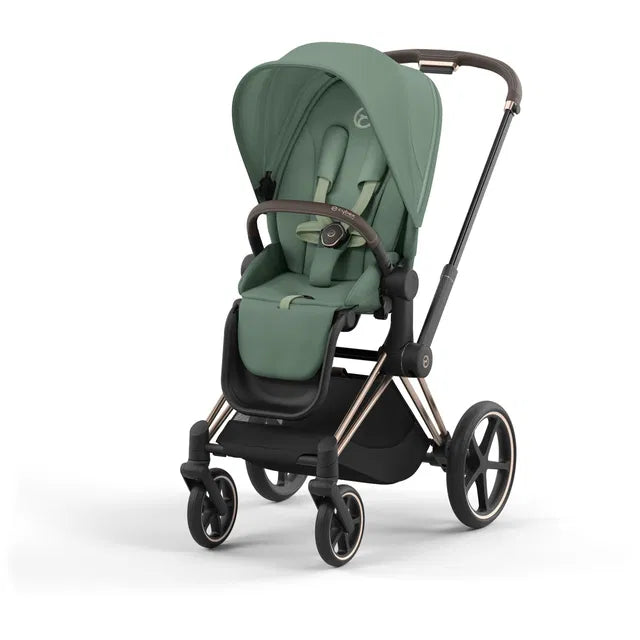 Cybex Priam Rosegold Travel Bundle-Set 4in1 inkl Cloud T Plus Leaf Green