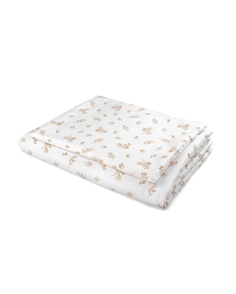 Baumwolle Bettwäsche Braune Blätter