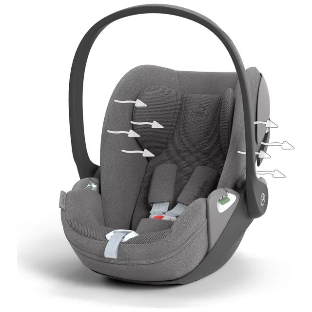 Cybex Chrome ePriam Travel Bundle-Set 4in1 inkl Cloud T Plus Chrome / Brown /Mirage Grey