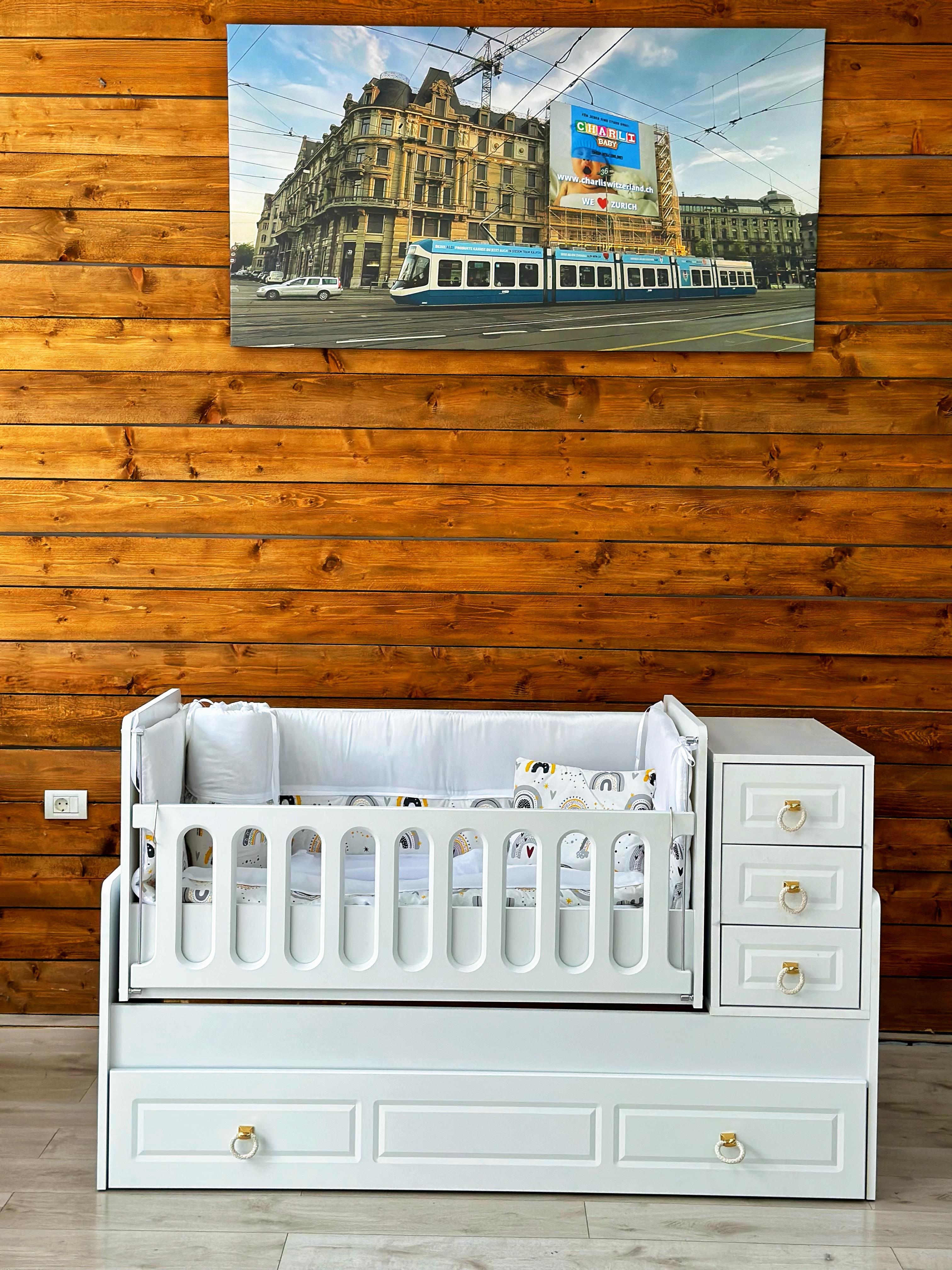 Babybett Stella Weiss