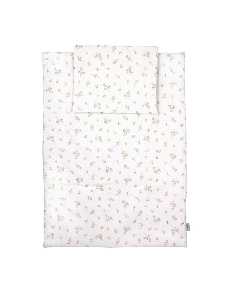 Baumwolle Bettwäsche Braune Blätter