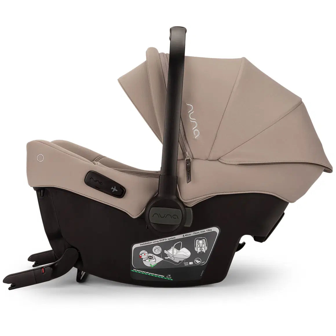 nuna pipa urbn mit integrierten Isofix-Konnektoren cedar