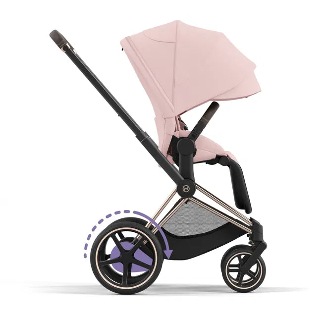Cybex ePriam Travel Bundle-Set 4in1 inkl Cloud T Plus Rosegold / Peach Pink