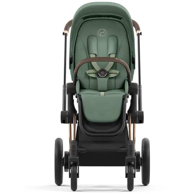 Cybex ePriam Travel Bundle-Set 4in1 inkl Cloud T Plus Rosegold / Leaf Green