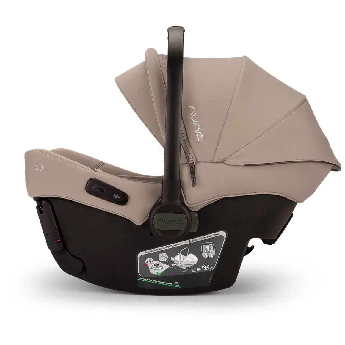 nuna pipa urbn mit integrierten Isofix-Konnektoren cedar