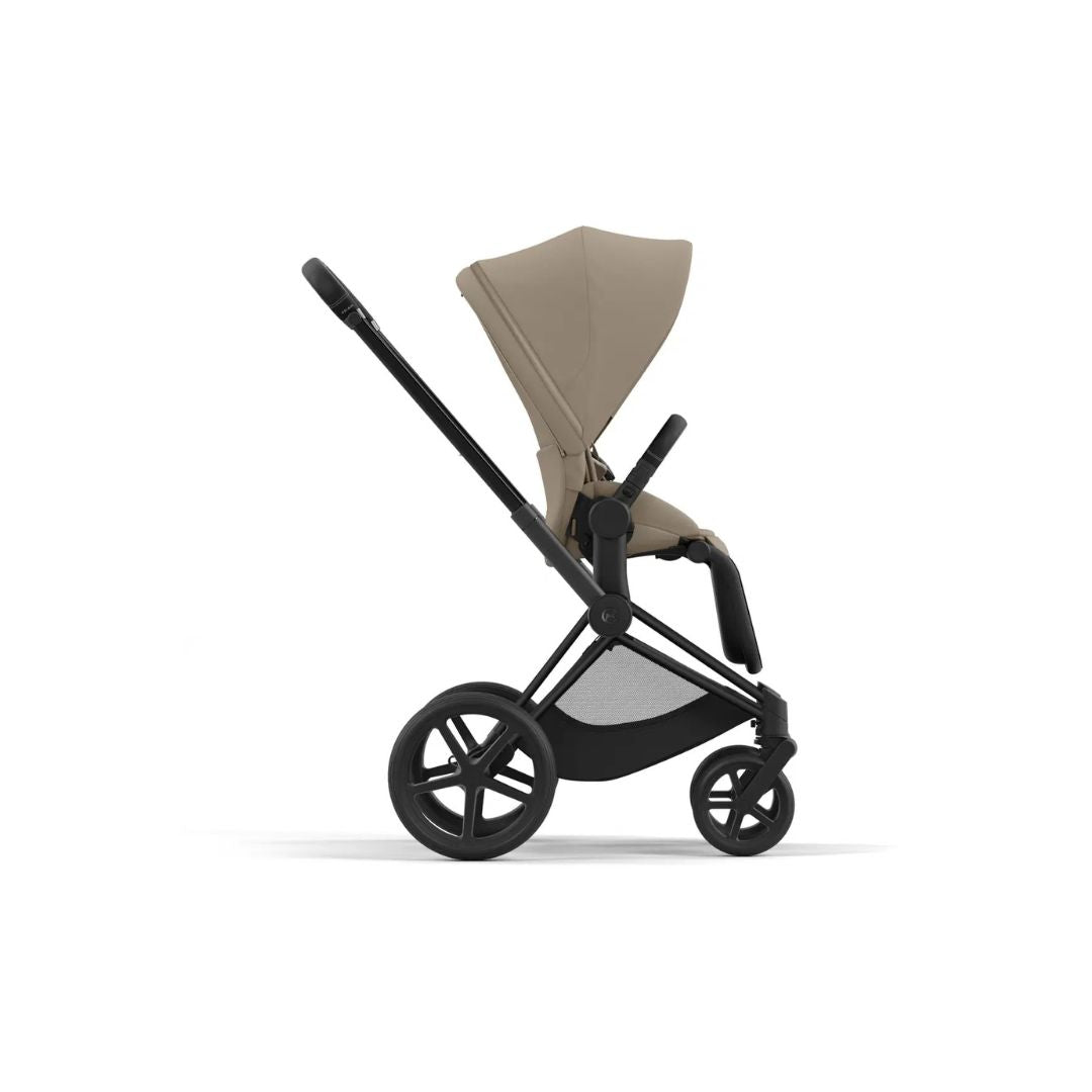 Cybex ePriam Black Travel Bundle-Set 4in1 inkl Cloud T Plus Cozy Beige / Black