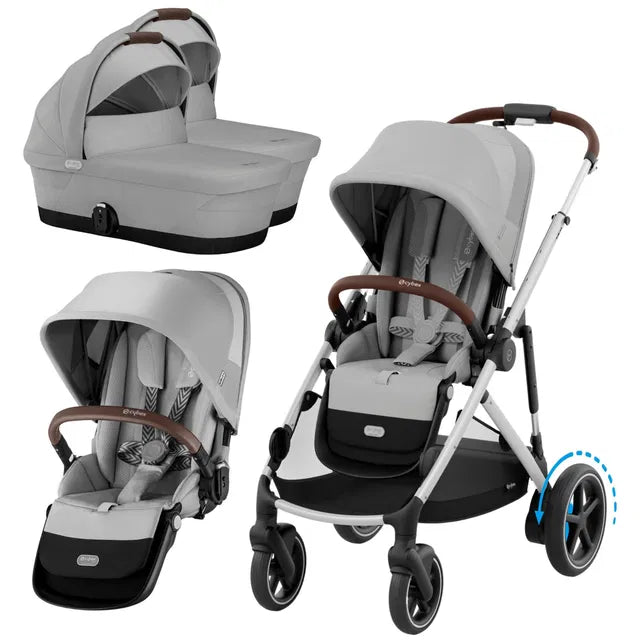 CYBEX eGazelle S Set Zwillinge moon black black