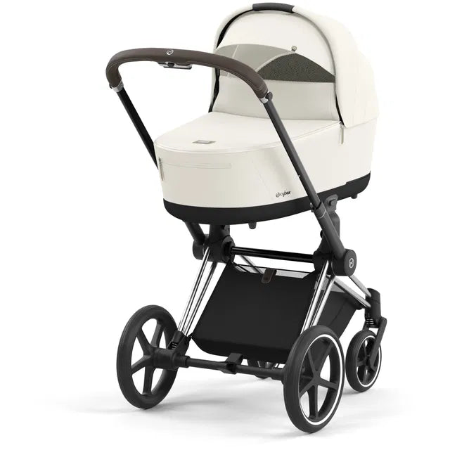 Cybex Priam Travel Bundle-Set 4in1 inkl Cloud T Plus Off White/ Brown /Chrome