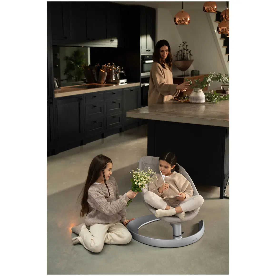 Nuna Babywippe leaf grow mit Spielbügel Teddy