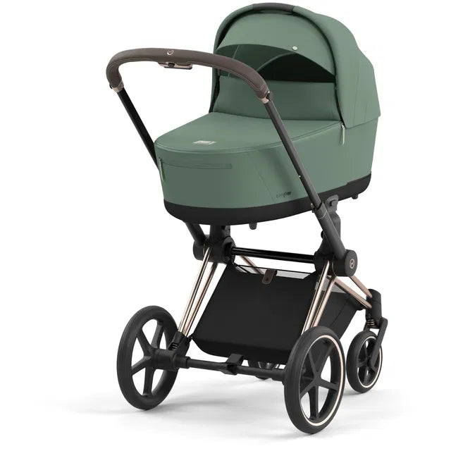 Cybex Priam Rosegold Travel Bundle-Set 4in1 inkl Cloud T Plus Leaf Green