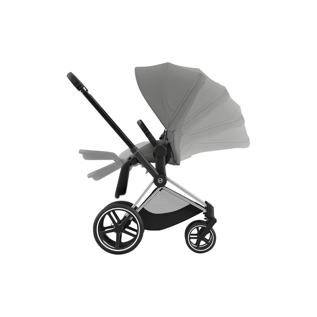 Cybex Priam Travel Bundle-Set 4in1 inkl Cloud T Plus Mirage Grey / Chrome