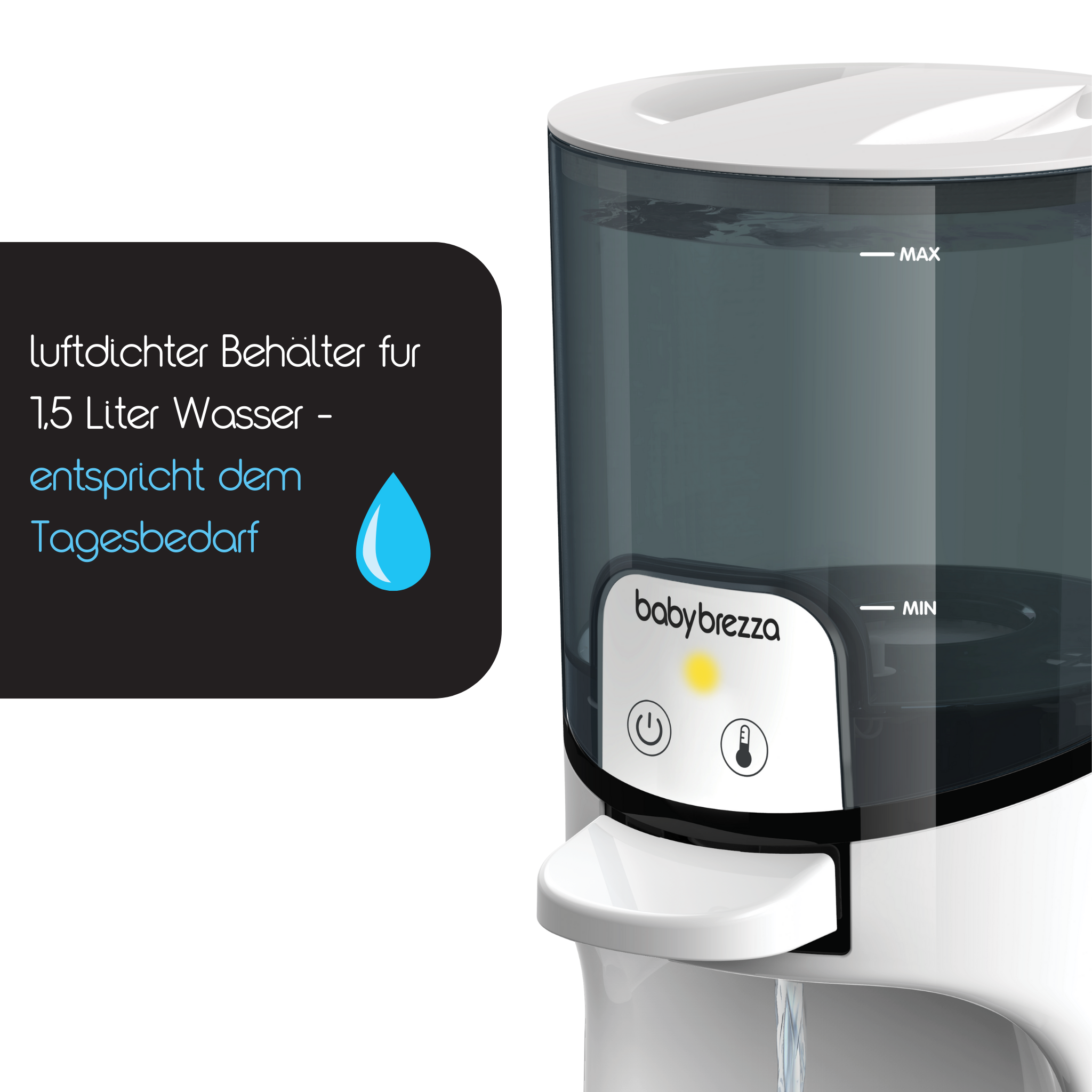 Babybrezza Instant Warmer Weiss