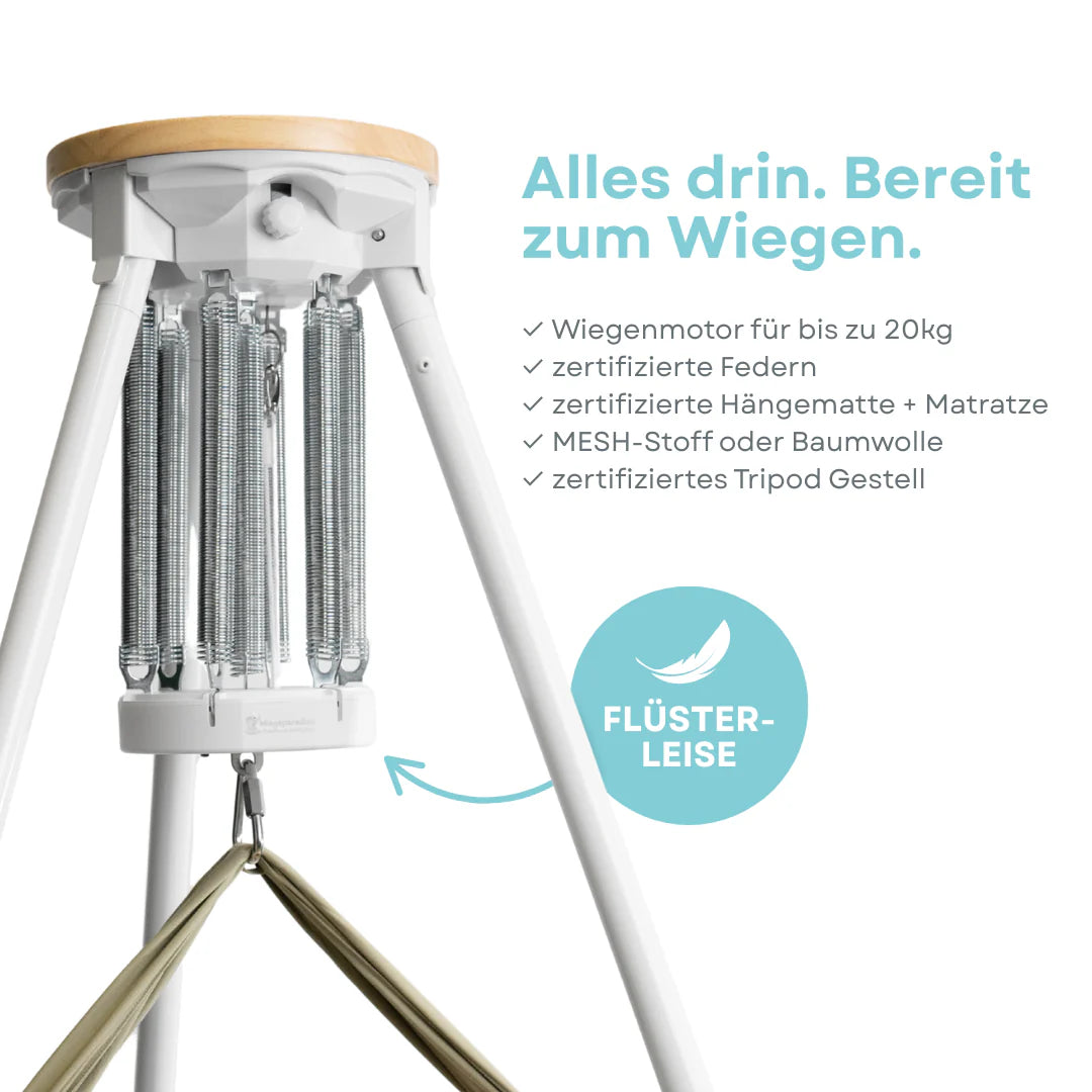 Federwiege von Wiegeparadies - Set Mondzauber 2.0