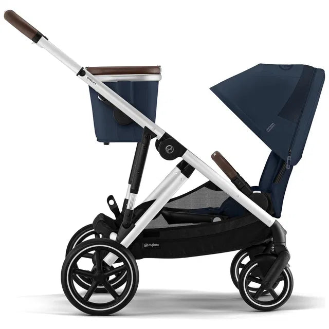 CYBEX Gazelle S Zwillingskinderwagen Bundle-Set 4in1 Navy Blue