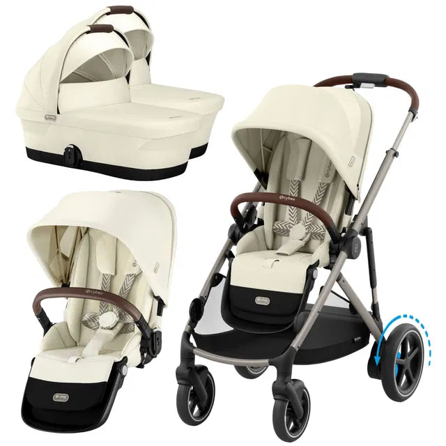 CYBEX eGazelle S Set Zwillinge moon black black