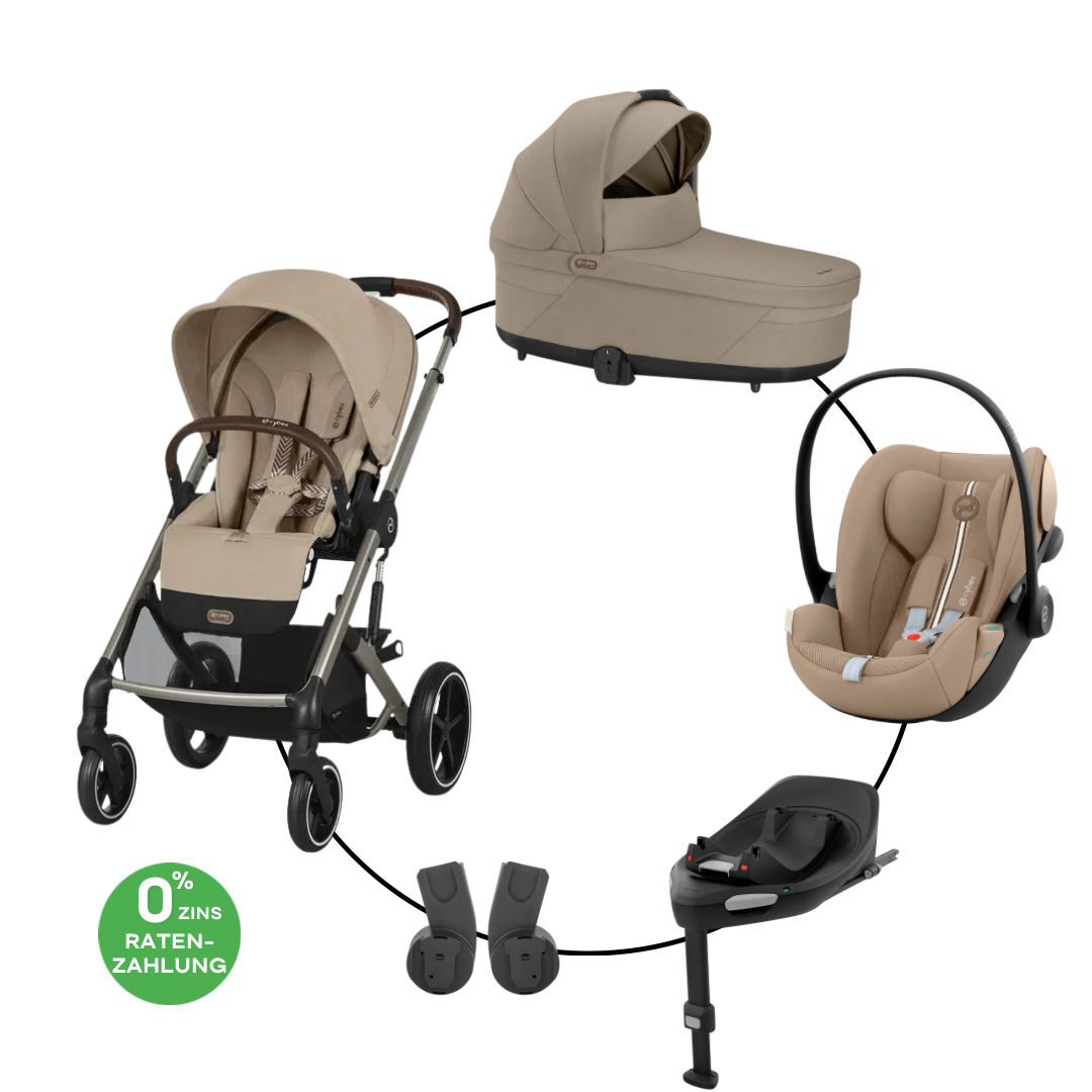 Cybex Balios S Lux Bundle 4in1 inkl. Cloud G i-Size Plus Moon Black