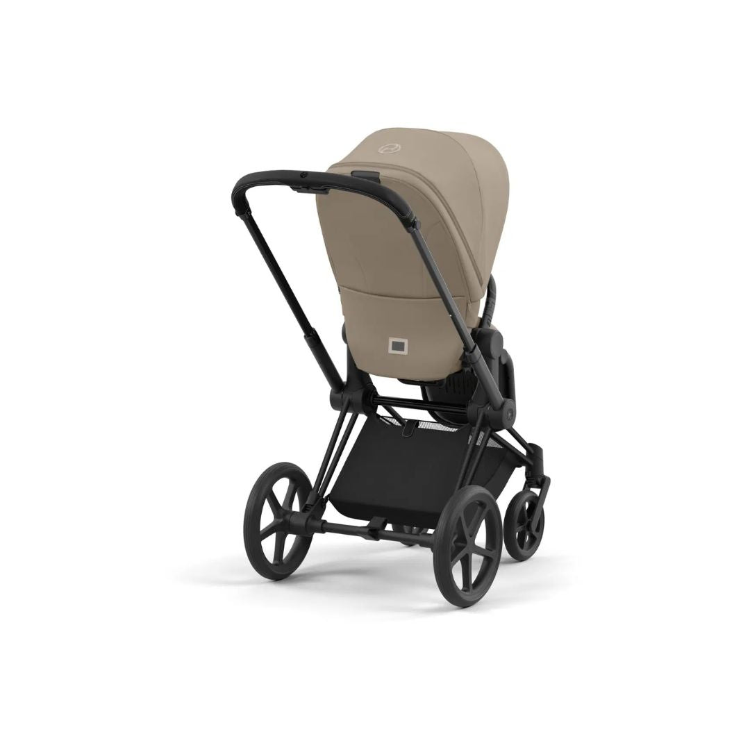 Cybex ePriam Black Travel Bundle-Set 4in1 inkl Cloud T Plus Cozy Beige / Black