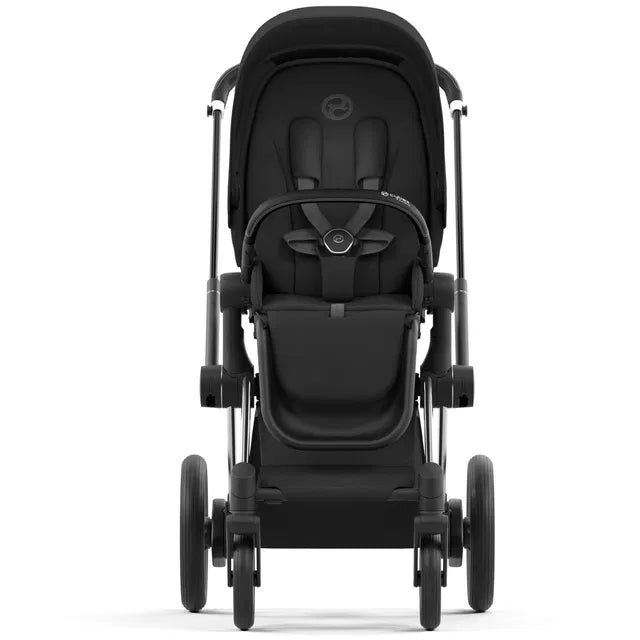 Cybex Chrome ePriam Travel Bundle-Set 4in1 inkl Cloud T Plus Chrome / Black / Sephia Black