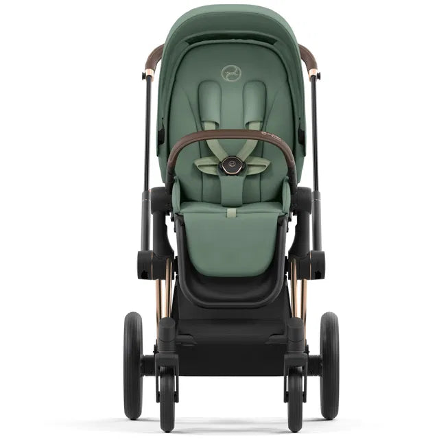 Cybex Priam Rosegold Travel Bundle-Set 4in1 inkl Cloud T Plus Leaf Green