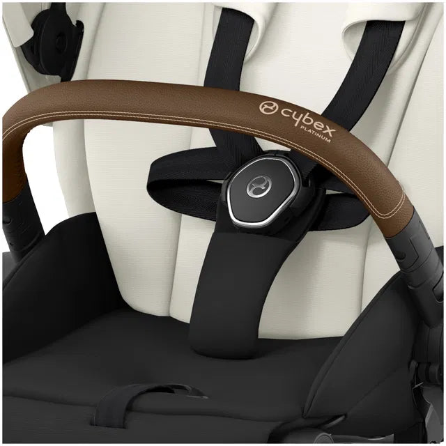 Cybex Priam Travel Bundle-Set 4in1 inkl Cloud T Plus Off White/ Brown /Chrome