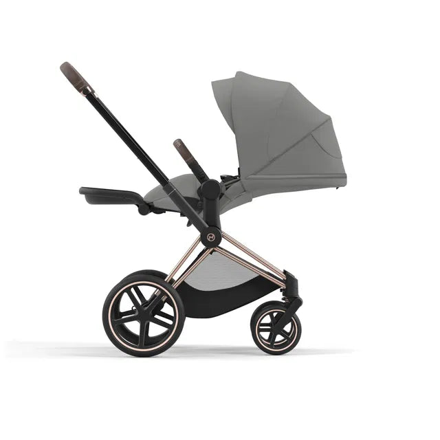 Cybex Priam Rosegold Travel Bundle-Set 4in1 inkl Cloud T Plus Mirage Grey