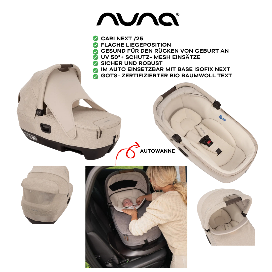 Nuna Mixx Next Bundle Set 4in1 inkl Cari Next & Pipa Next Biscotti