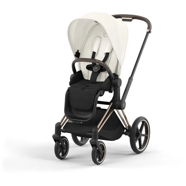 Cybex Priam Rosegold Travel Bundle-Set 4in1 inkl Cloud T Plus Off White