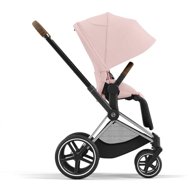 Cybex Priam Travel Bundle-Set 4in1 inkl Cloud T Plus Peach Pink / Brown /Chrome