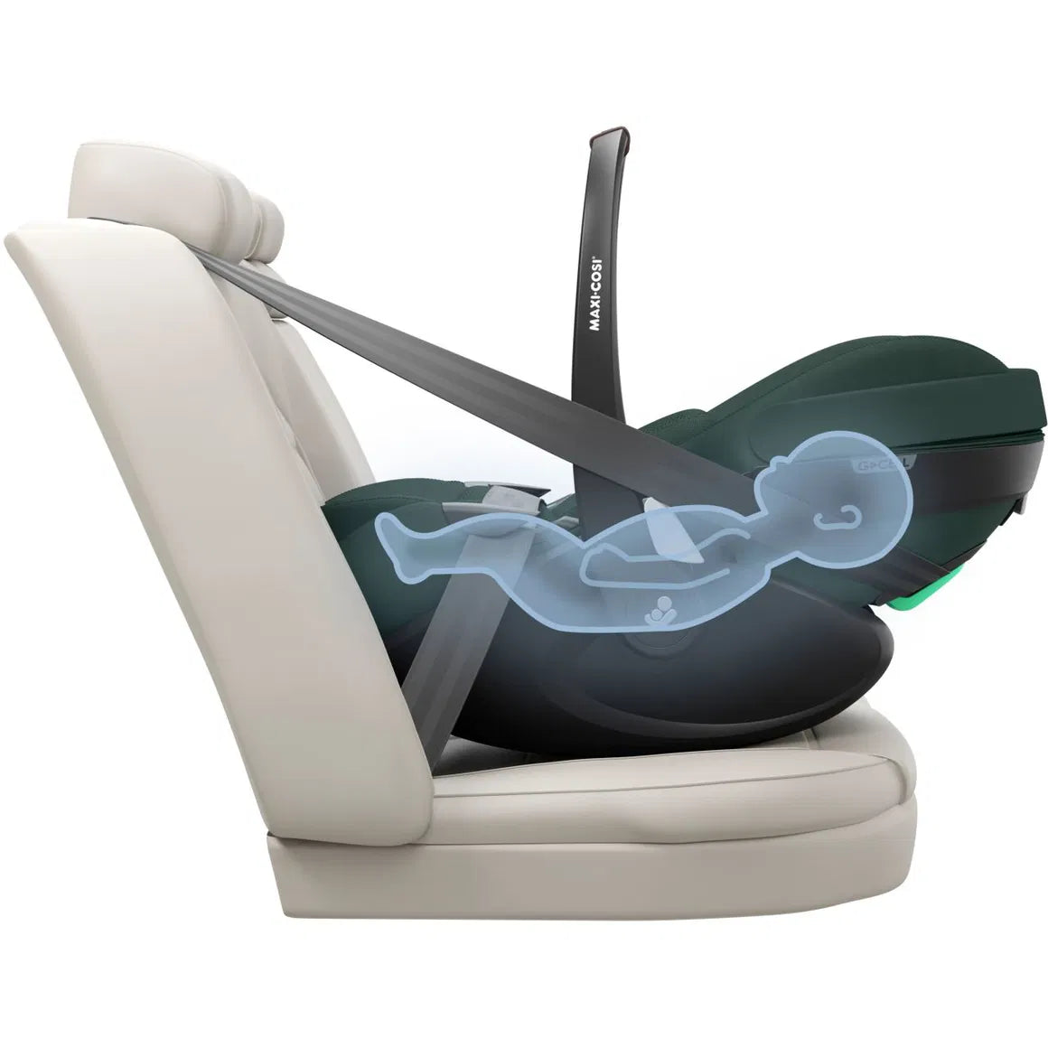 Maxi Cosi Pebble 360 Pro2 twillic green