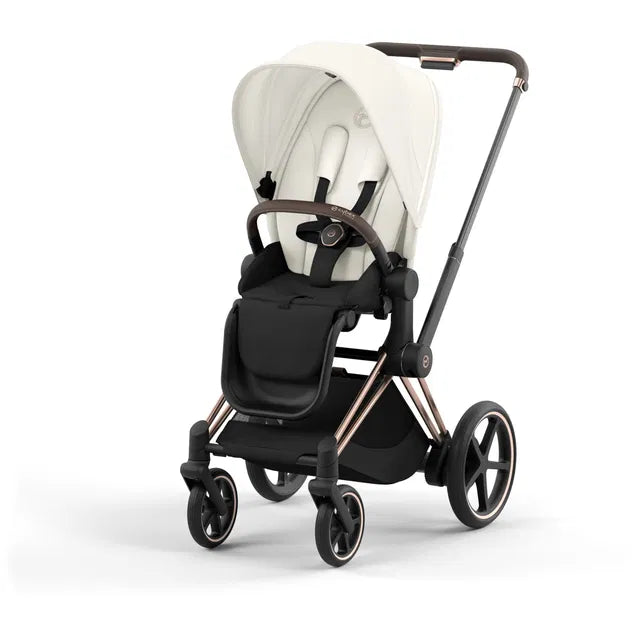 Cybex ePriam Travel Bundle-Set 4in1 inkl Cloud T Plus Rosegold / Off White