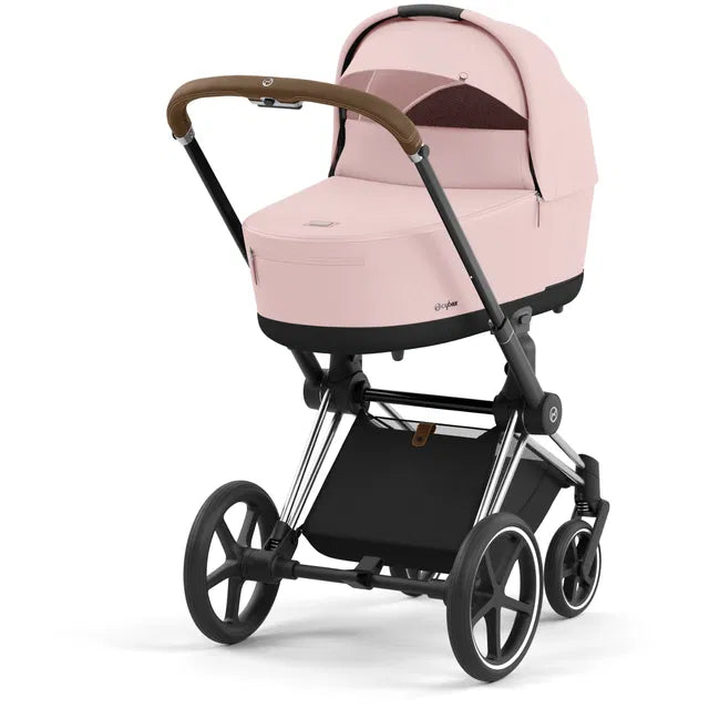 Cybex Priam Travel Bundle-Set 4in1 inkl Cloud T Plus Peach Pink / Brown /Chrome