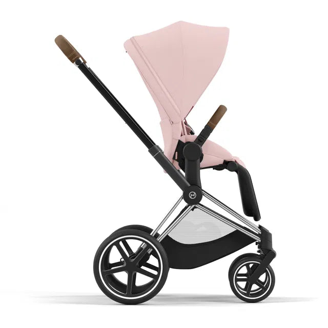 Cybex Priam Travel Bundle-Set 4in1 inkl Cloud T Plus Peach Pink / Brown /Chrome