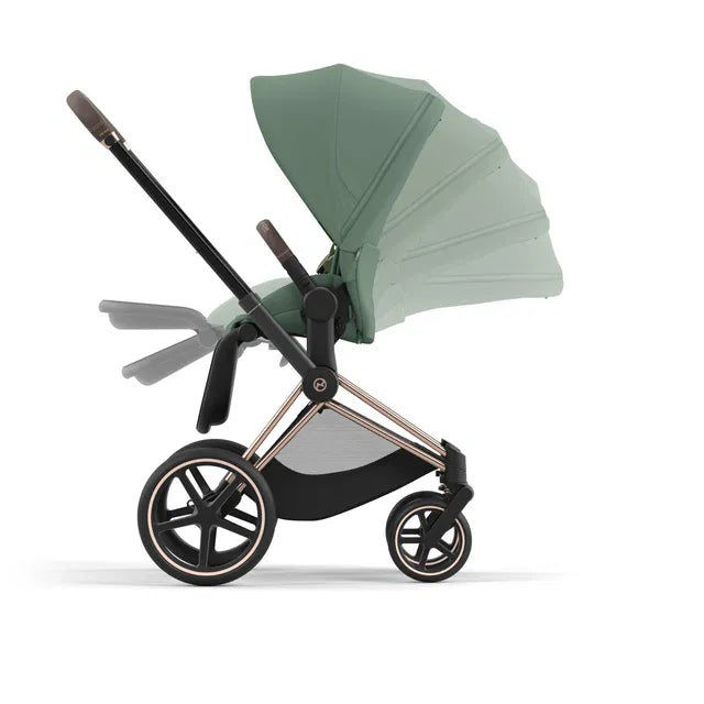 Cybex Priam Rosegold Travel Bundle-Set 4in1 inkl Cloud T Plus Leaf Green