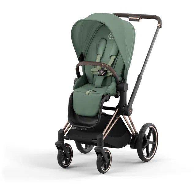 Cybex ePriam Travel Bundle-Set 4in1 inkl Cloud T Plus Rosegold / Leaf Green
