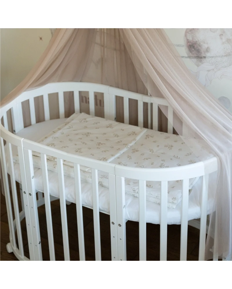 Baumwolle Bettwäsche Braune Blätter