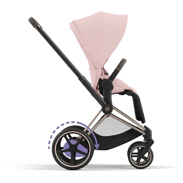 Cybex ePriam Travel Bundle-Set 4in1 inkl Cloud T Plus Rosegold / Peach Pink