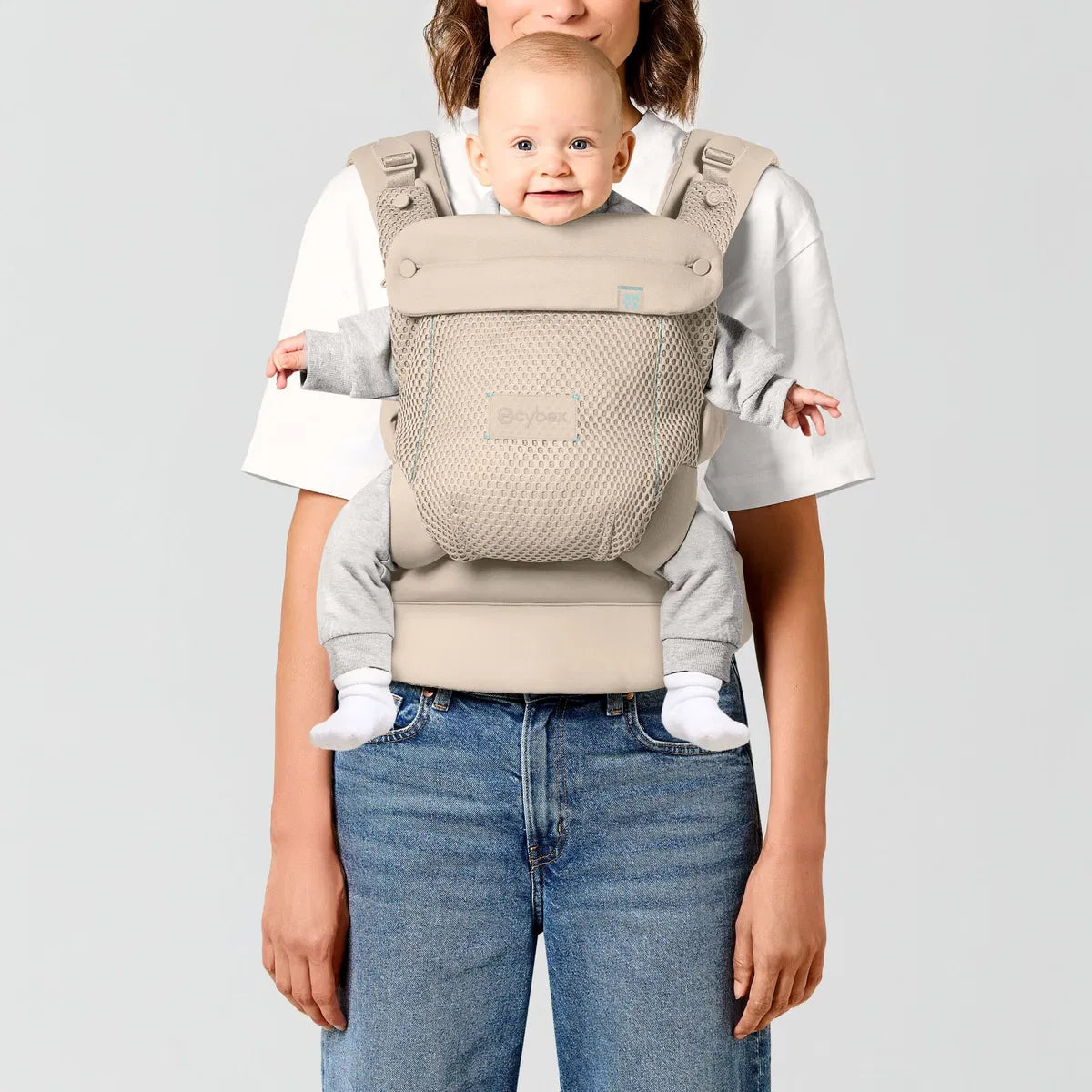 CYBEX Balios Lux 5in1 Bundle inkl. Amya Babytrage almond beige