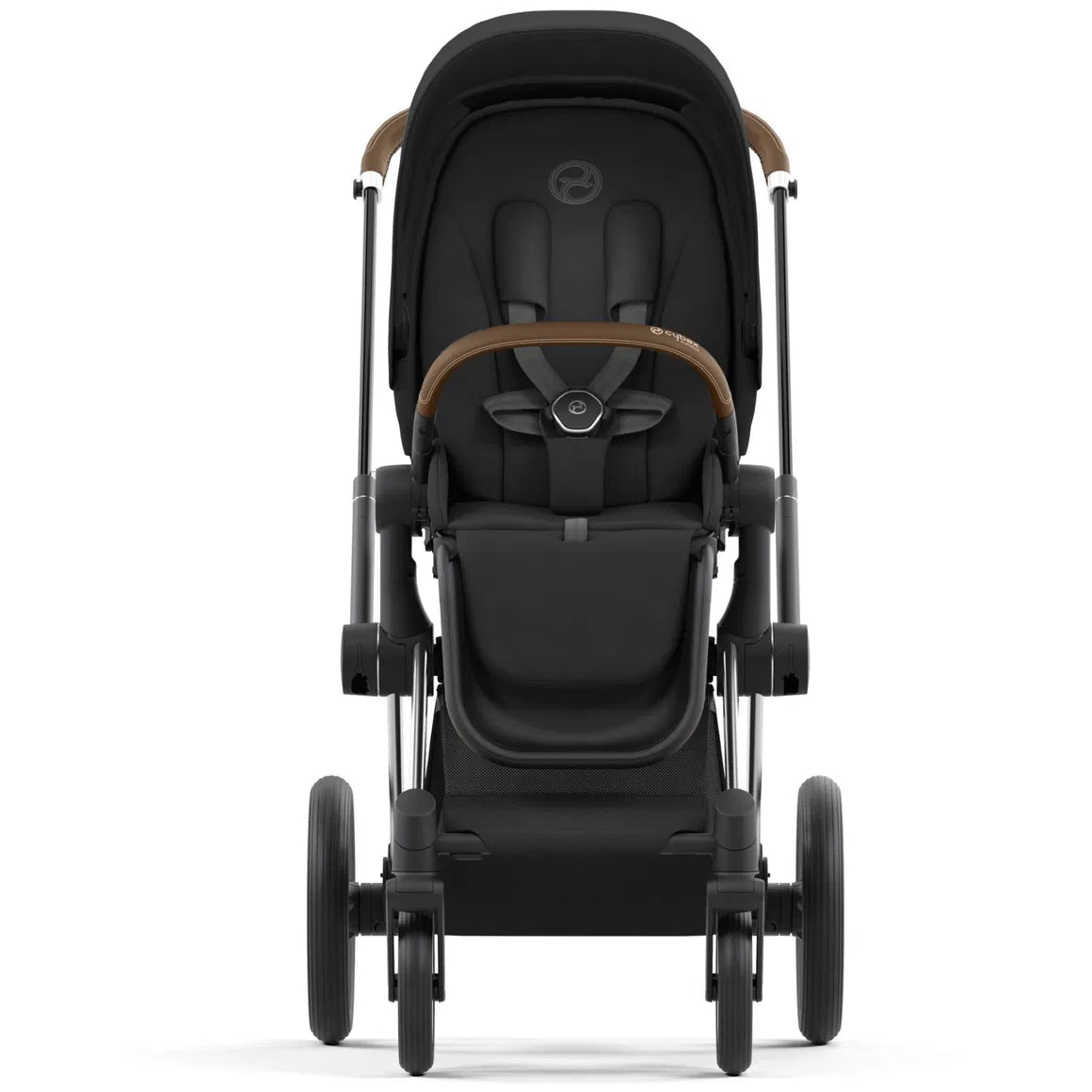 Cybex Priam Travel Bundle-Set 4in1 inkl Cloud T Plus Chrome / Brown / Black