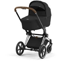 Cybex Priam Travel Bundle-Set 4in1 inkl Cloud T Plus Chrome / Brown / Black