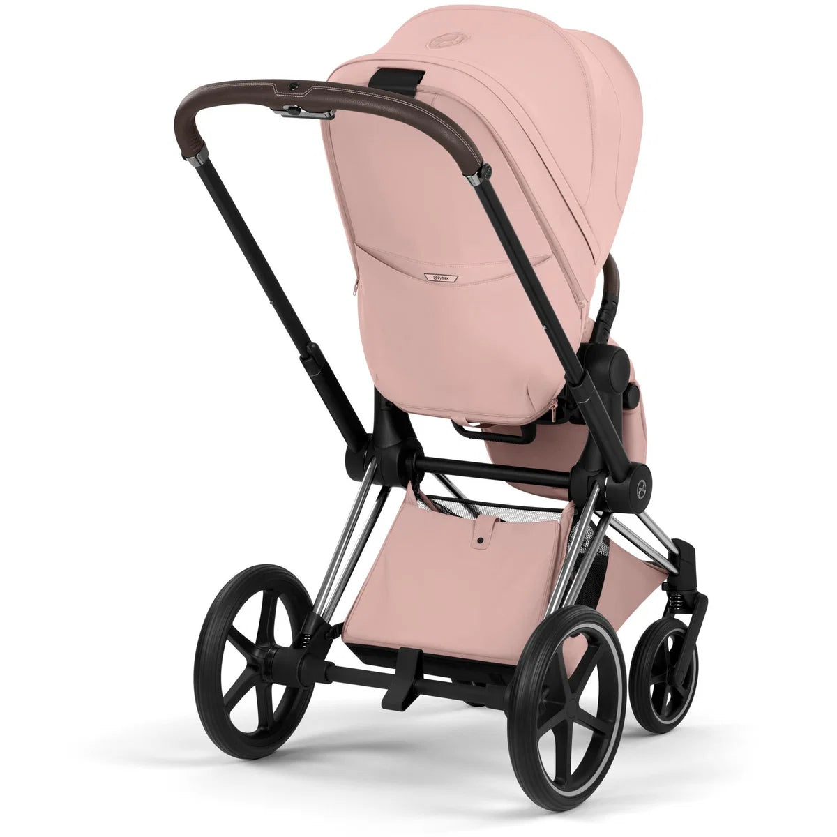 CYBEX Priam Style Chrome Bundle - Set 4in1 inkl. Cloud T & Base T Peach Pink