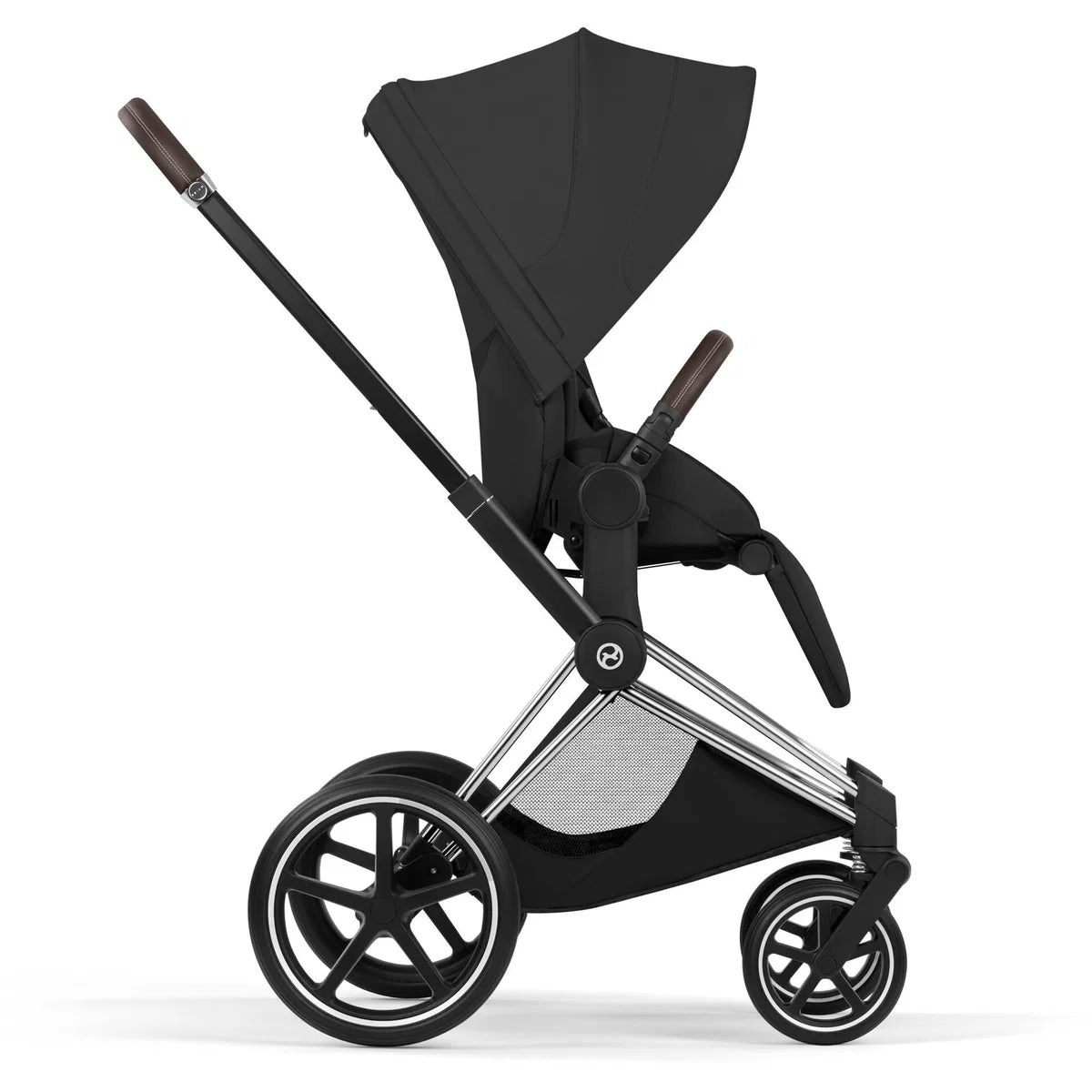 CYBEX Priam Style Chrome Bundle - Set 4in1 inkl. Cloud T & Base T Sepia Black