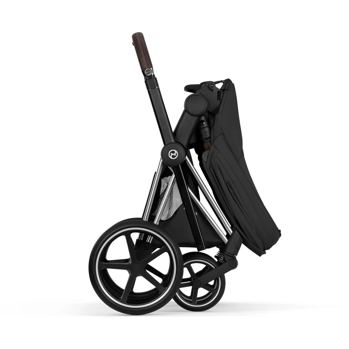 CYBEX Priam Style Chrome Bundle - Set 4in1 inkl. Cloud T & Base T Sepia Black