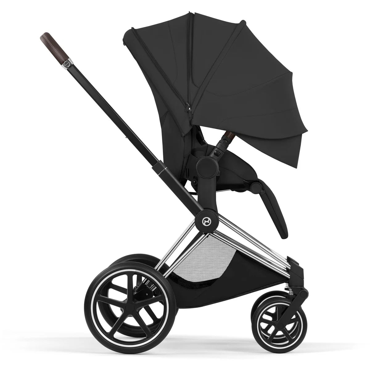 CYBEX Priam Style Chrome Bundle - Set 4in1 inkl. Cloud T & Base T Sepia Black