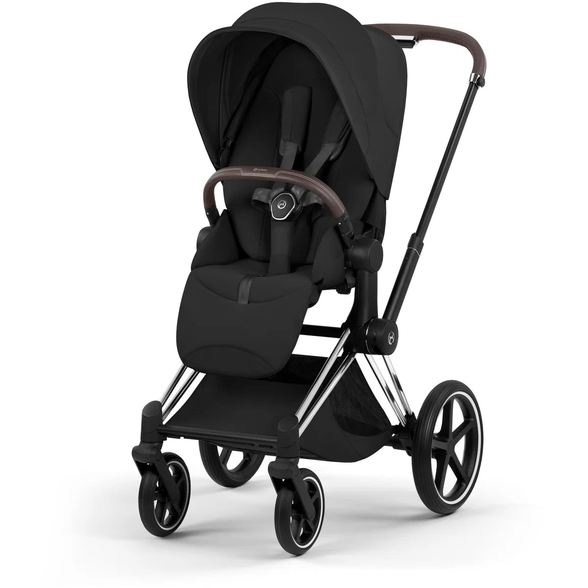 CYBEX Priam Style Chrome Bundle - Set 4in1 inkl. Cloud T & Base T Sepia Black
