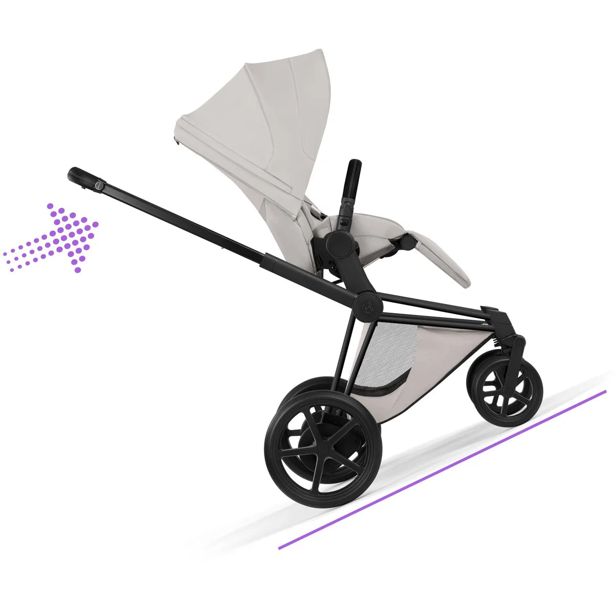 CYBEX E-Priam Style Matt Bundle - Set 4in1 inkl. Cloud T & Base T City Grey